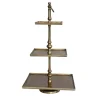 Antique Finish Three - Tier Tray