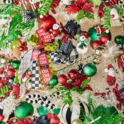 Ball Garland in Red, Green and Gold, 4'