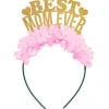 Best Mom Ever Headband, Light Pink
