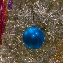 Blue Candy Apple Ball Ornament, 6