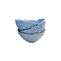 Blue Hydrangea Tidbit Bowl Set