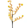 Chenille Curly Spray, Yellow and Orange