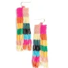 Colorful Patchwork Earrings