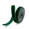 Dark Pine Velvet Ribbon, 1" X 10YD