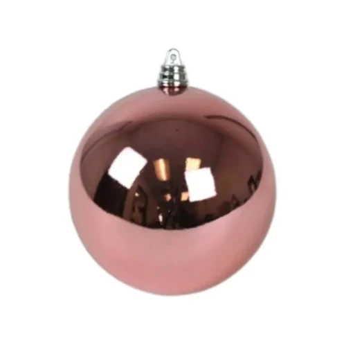 Dusty Rose Shiny Ornament, 8"