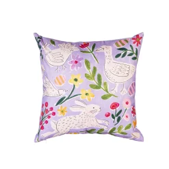 Easter In Bloom Reversible Pillow