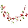 Glitter Ball Garland Red, Lime, and White, 5'