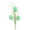 Green Gingham Egg Pick