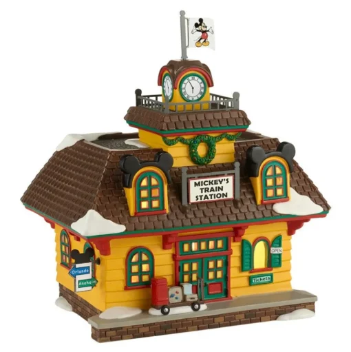 Mickey's Train Station, Dept. 56 Village
