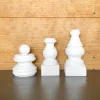 Mini Gallery White Display Pole, Small