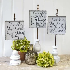 Mini Gallery White Display Pole, Small
