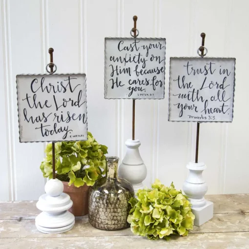 Mini Gallery White Display Pole, Small