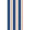 Navy & Red Awning Stripe Guest Napkin Set