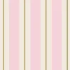 Pink & Gold Awning Stripe Cocktail Napkin Set