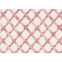 Pink Lattice Placemat Set