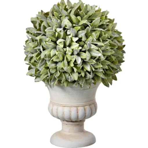 Potted Sage Ball Urn Arrangement, 11"
