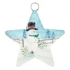Snowman & Fence Star Charm