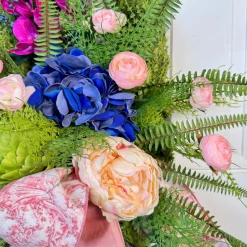 Spring Bloom Moss Wreath