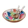Tobacco Leaf Salad Bowl Set