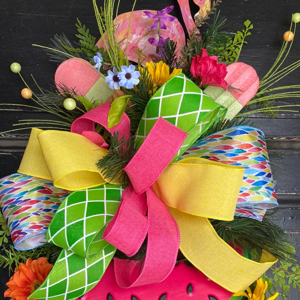 Watercolor Petal Ribbon 4”x10yds