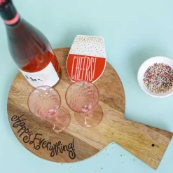 Wooden Mini Serving Board by Happy Everything!